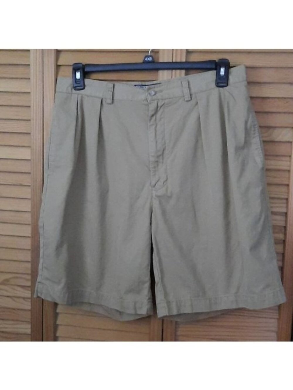 Polo by Ralph Lauren Tan Double Pleated Tyler Shorts  Mens Size 35